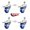 Service Caster 3 Inch Blue Polyurethane Swivel 12mm Stem Caster Set with Total Lock Brake SCC-TSTTL20S314-PPUB-BLUE-M1215-4 - alternate 4